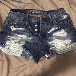 high waisted shorts